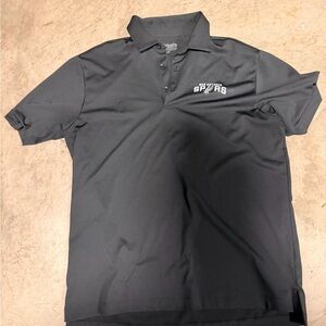 San Antonio Spurs Black Polo Shirt - Official Team Logo